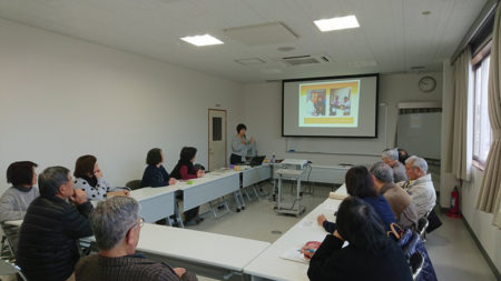 去年12月、堤さんによる「シニア旅のおもてなし講座」を開催