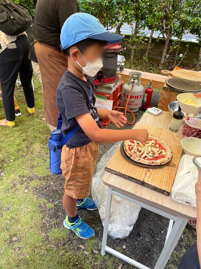 6月のピザ作り体験